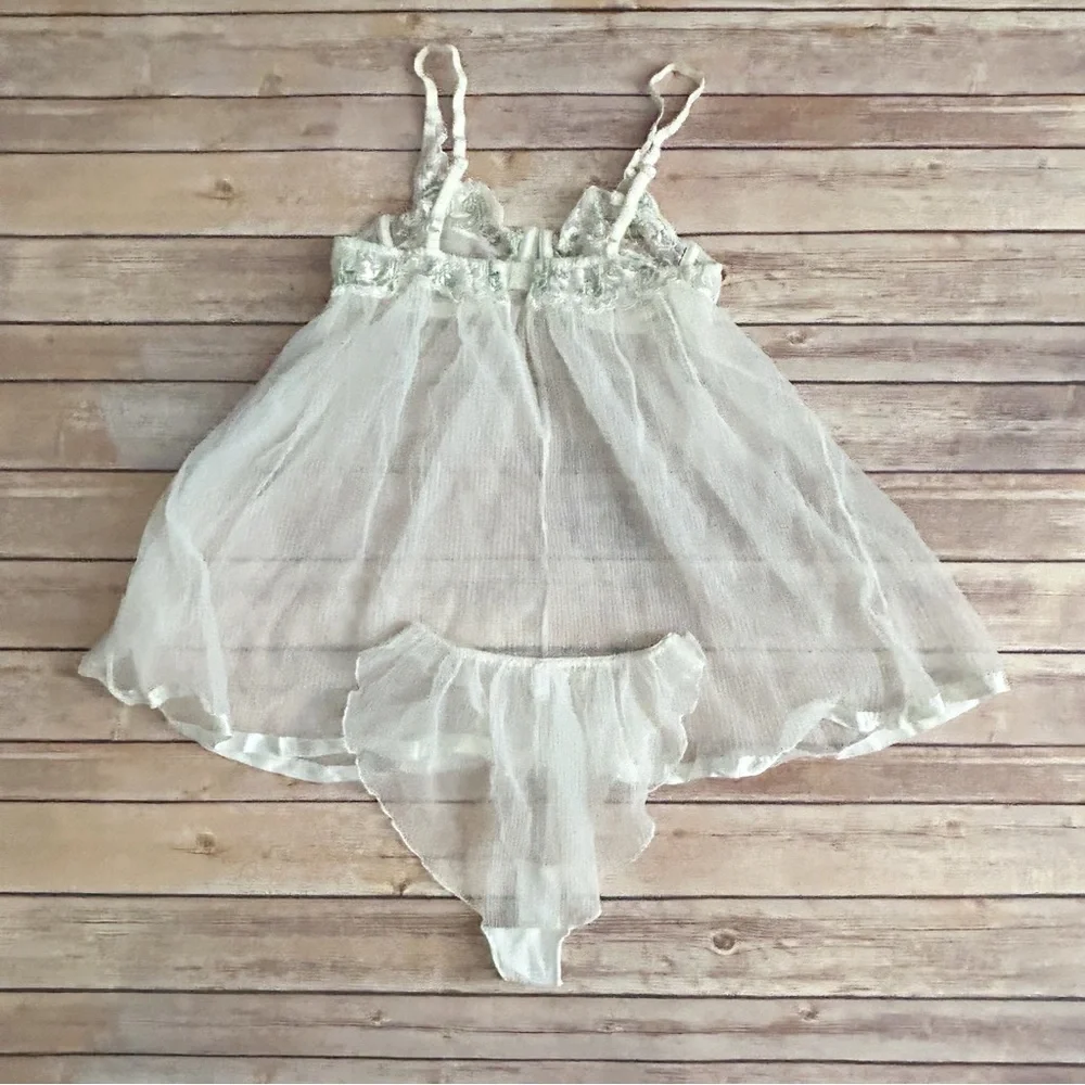 Victoria's Secret Sheer Chemise Set